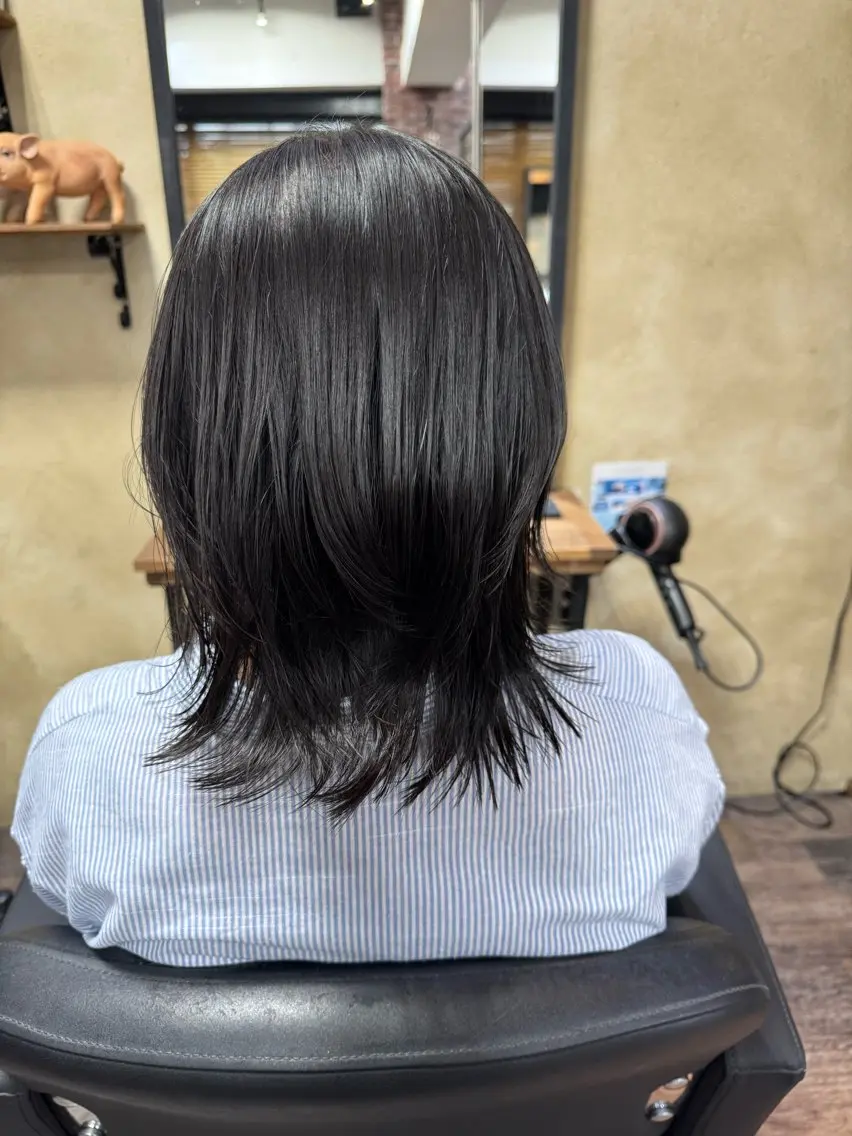 ミディアム 艶カラー🎀 YUUKAのヘアスタイル