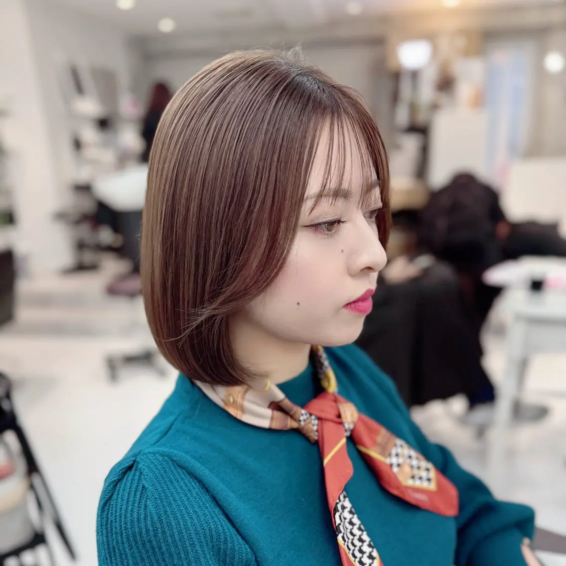 ショート カラー ショートボブ ボブ 似合わせカット ショートヘア カット ヘアカラー トリートメント 新越谷HATTORI 似合わせカットカラーのヘアスタイル