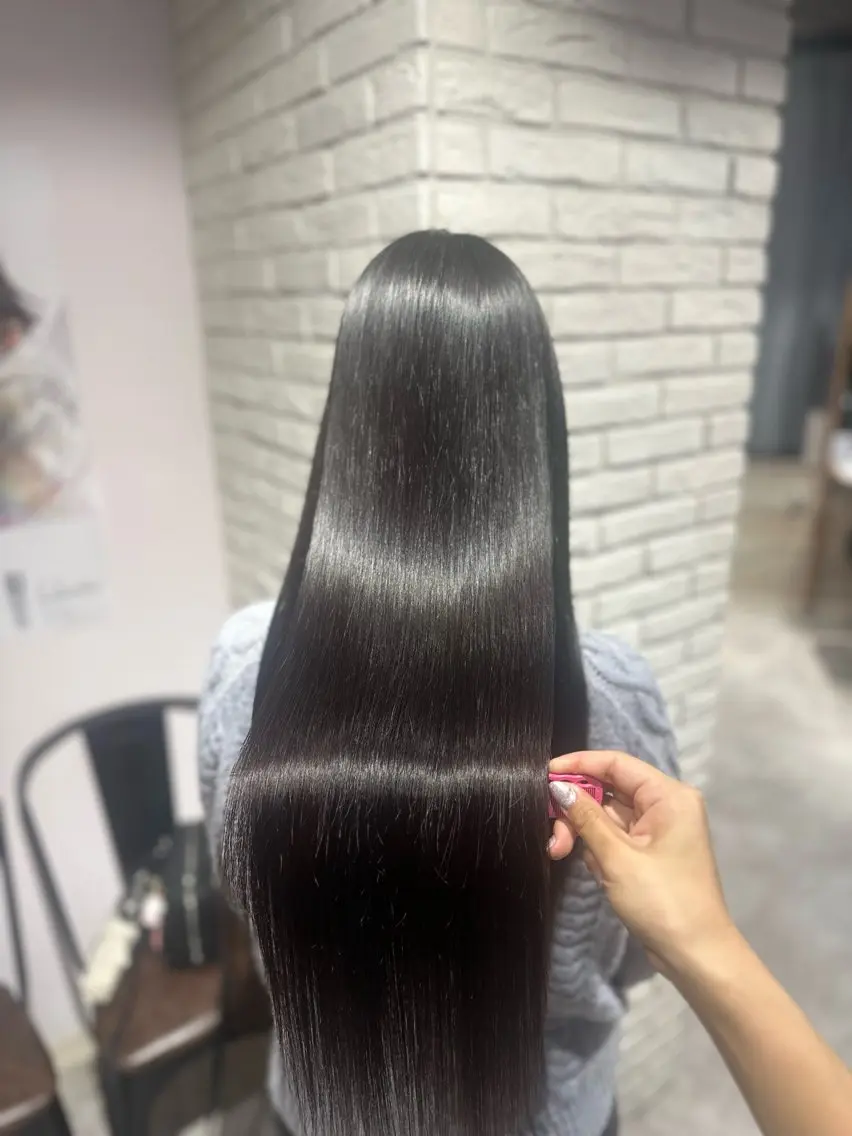ロング パーマ 髪質改善 ストレートパーマ 縮毛矯正 LUPI byLee MIUのヘアスタイル