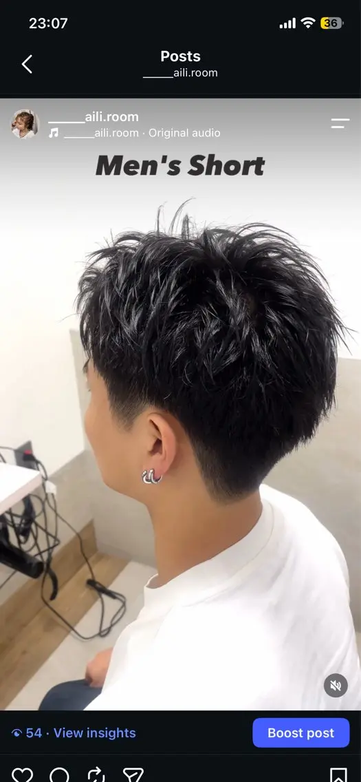 ショート カット 縮毛矯正 Bleach/パーマ 天神🏆AiLiのヘアスタイル