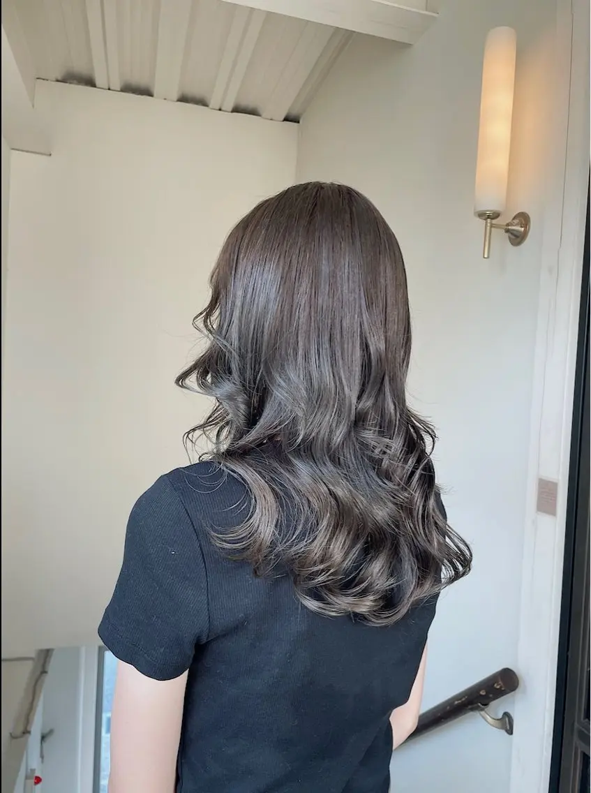 ミディアム カラー sand🎀 Ricoのヘアスタイル
