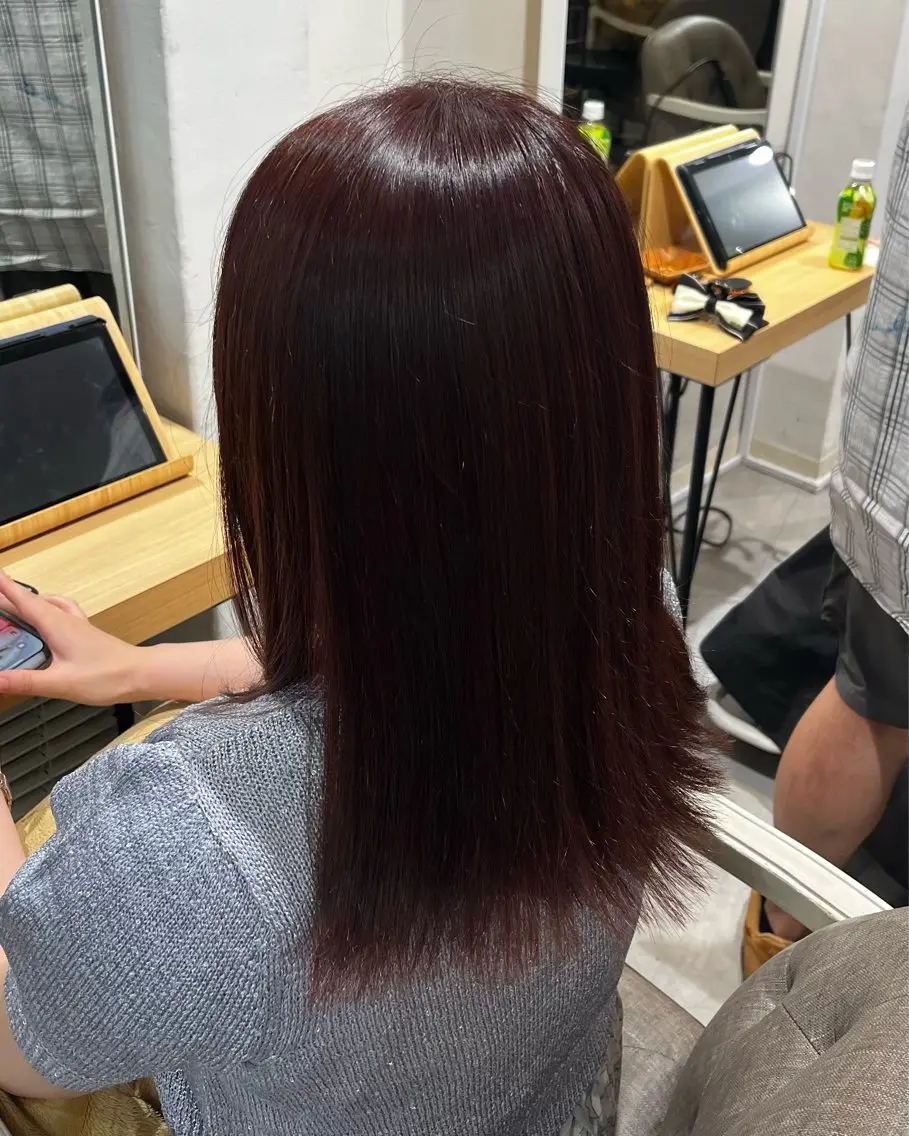 ミディアム カラー ボブレイヤー ブリーチ ブラウンカラー 透明感カラー デザインカラー ヘアカラー トリートメント sayuri /大阪・心斎橋美容師のヘアスタイル