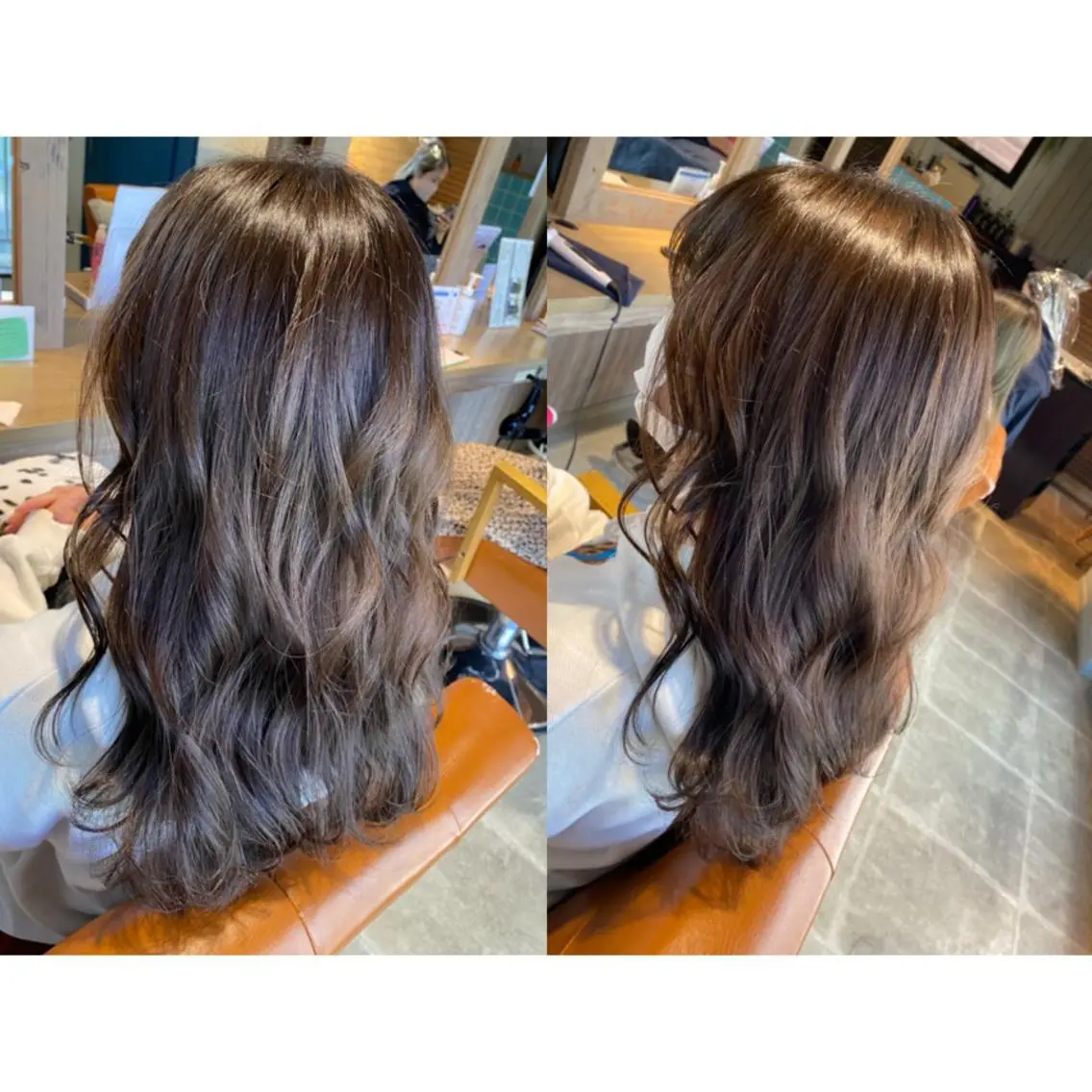 カラー アッシュ ベージュカラー 🩵盛れる顔周りヘア EMI🩵のヘアスタイル