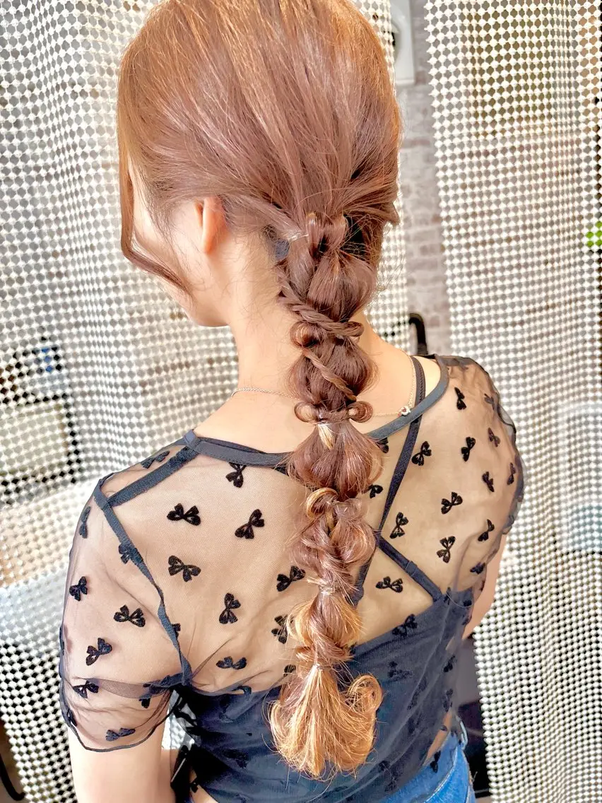 ロング rinrin 天文館のヘアスタイル