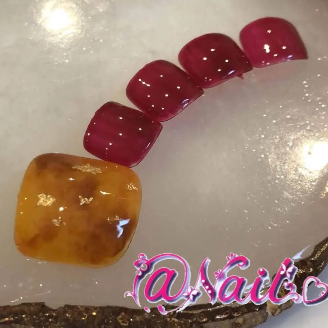 ネイル ネイルチップ 小尾 栞のネイルデザイン