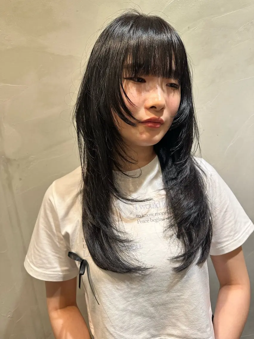 【ウルフ/レイヤースタイル限定】デザインカット+クイックトリートメントの写真