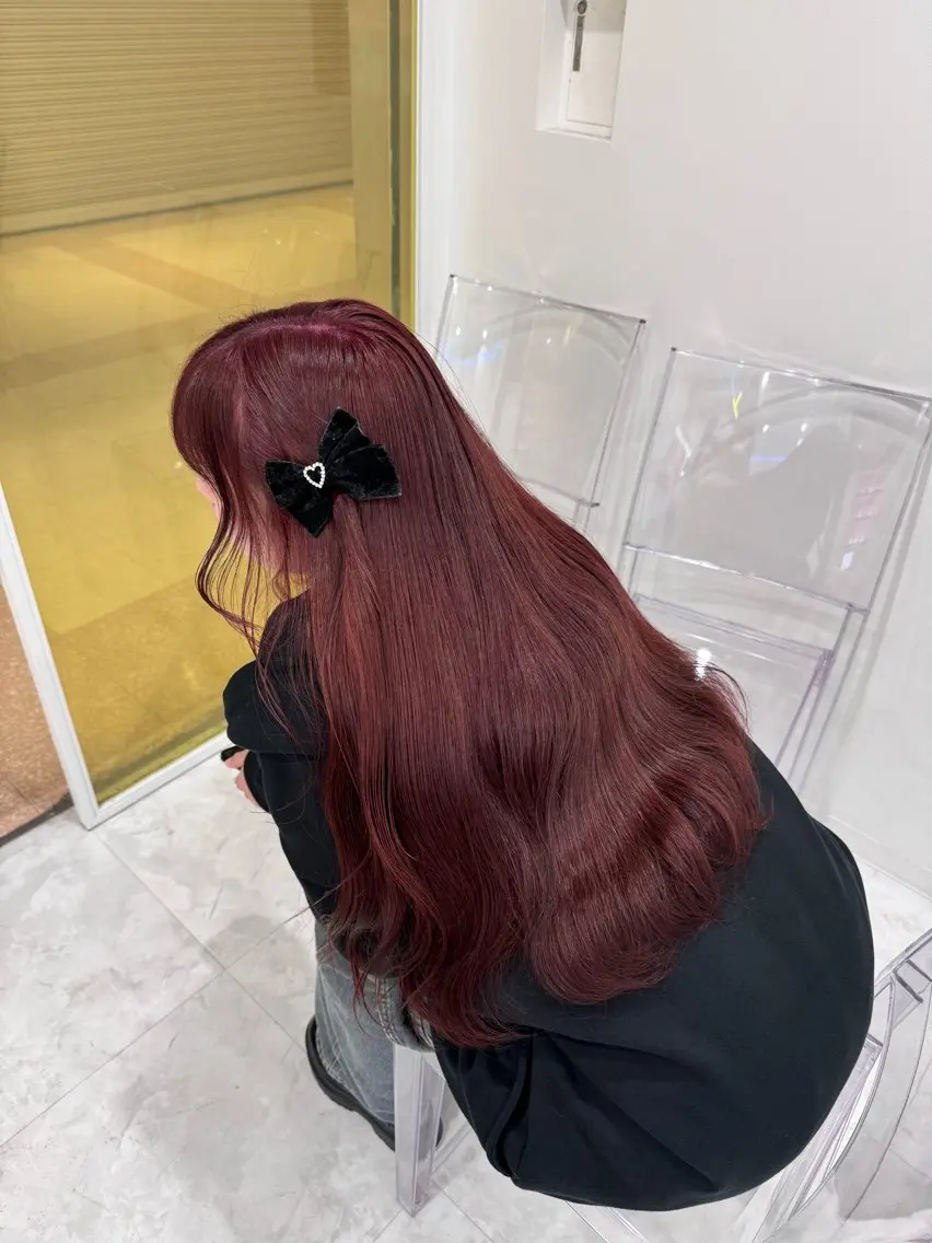 ロング ヘアカラー ブリーチなし透明感 カラー/MISANOのヘアスタイル