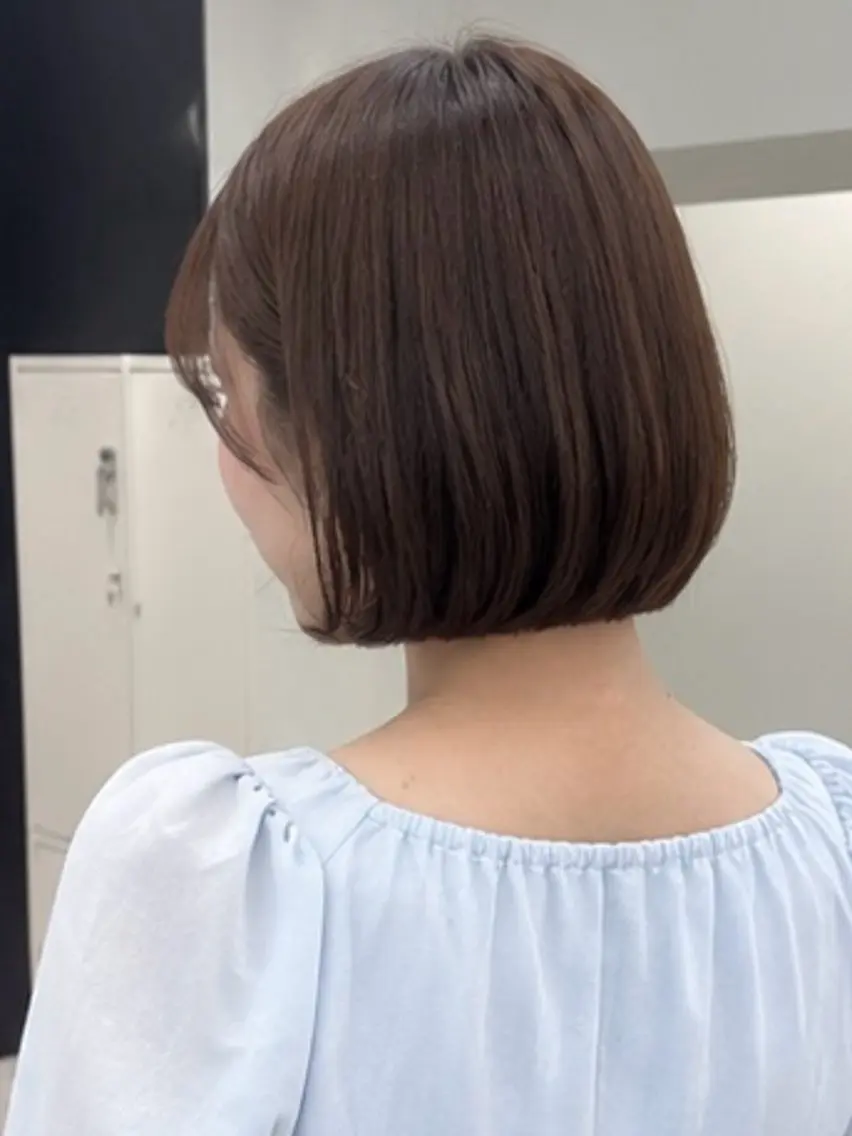 ショート ボブ 髪質改善 縮毛矯正 カット 縮毛矯正 ボブ特化 ×縮毛矯正きりのヘアスタイル