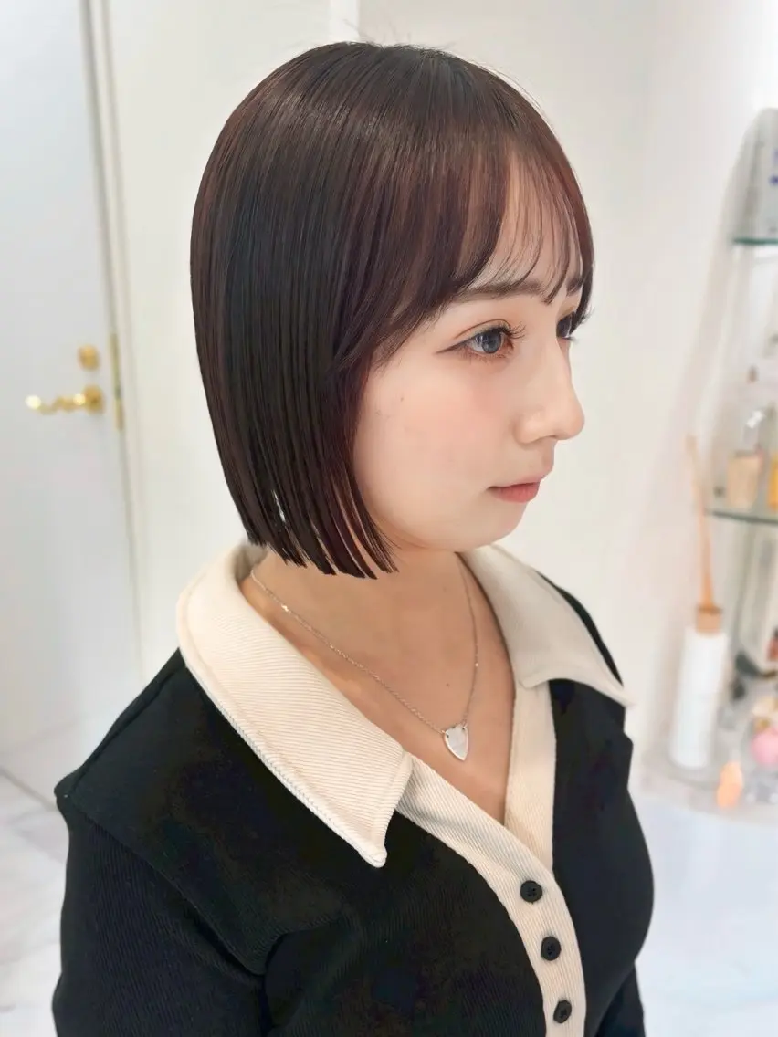 【美フォルム👩🏻✨️】ミニボブ＋まとまりトリートメントの写真