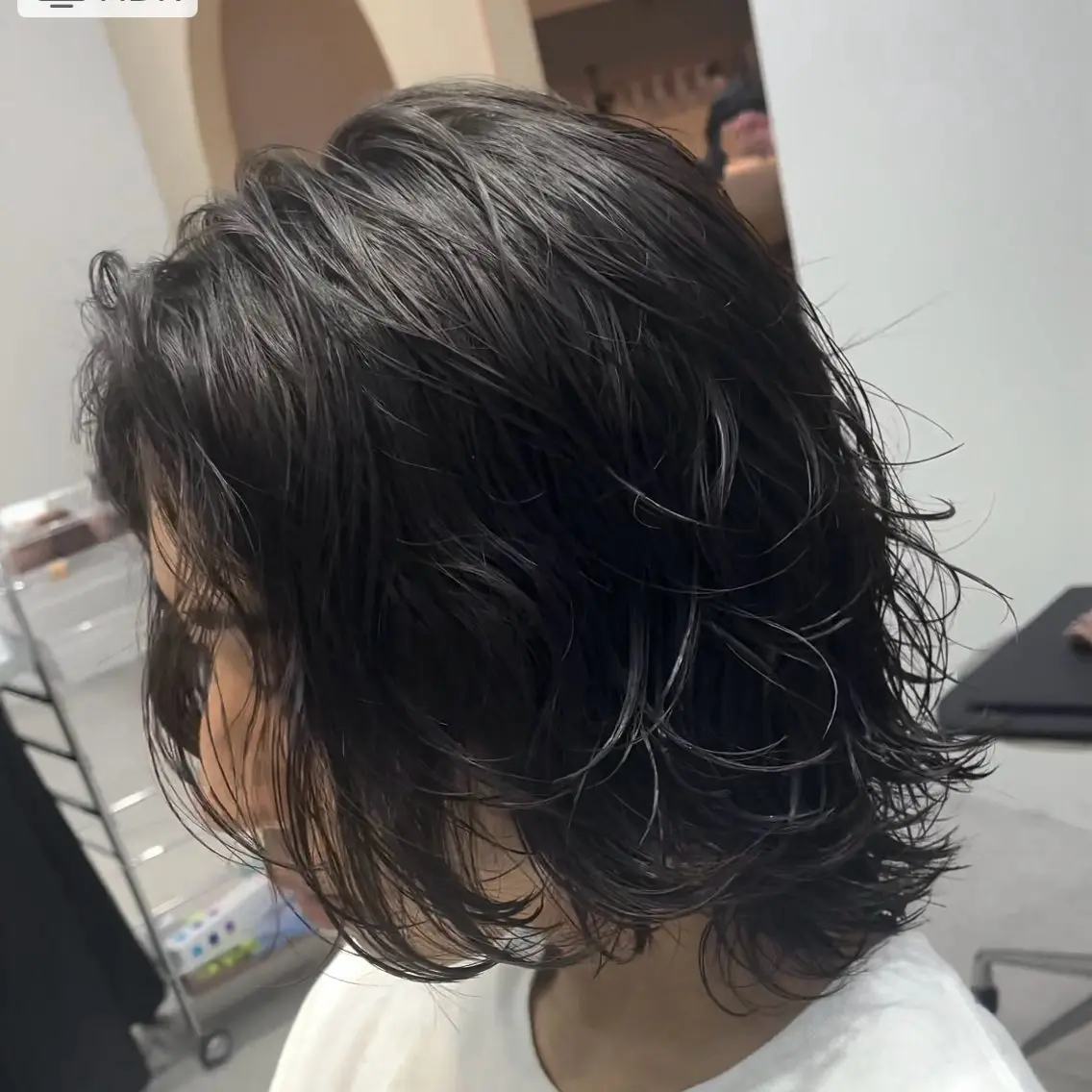 ロング パーマ ヘアアレンジ メンズ fifth 石川 凪のヘアスタイル