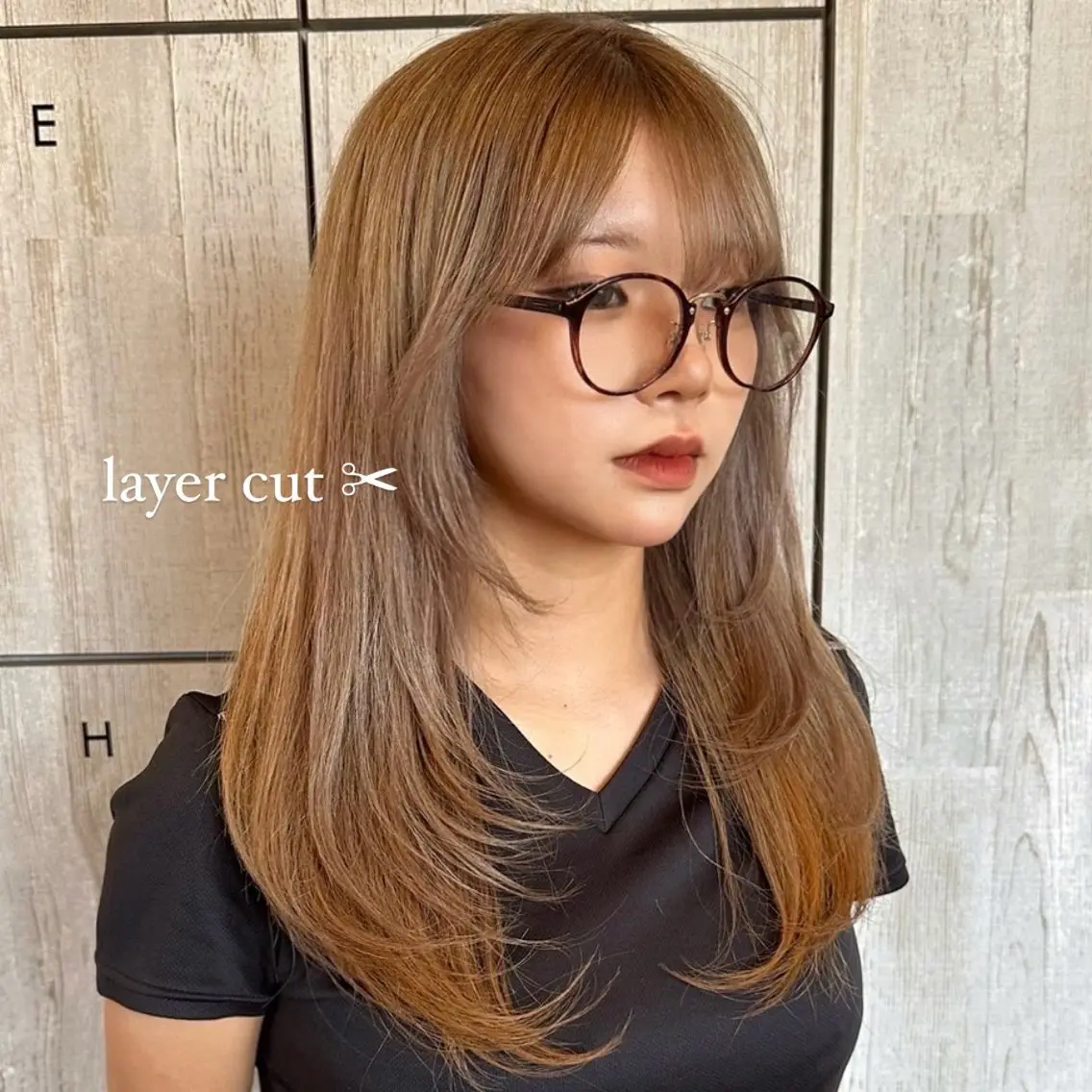 ロング カラー 柔らかいbeige ¦韓国¦🩰マユ🩰のヘアスタイル