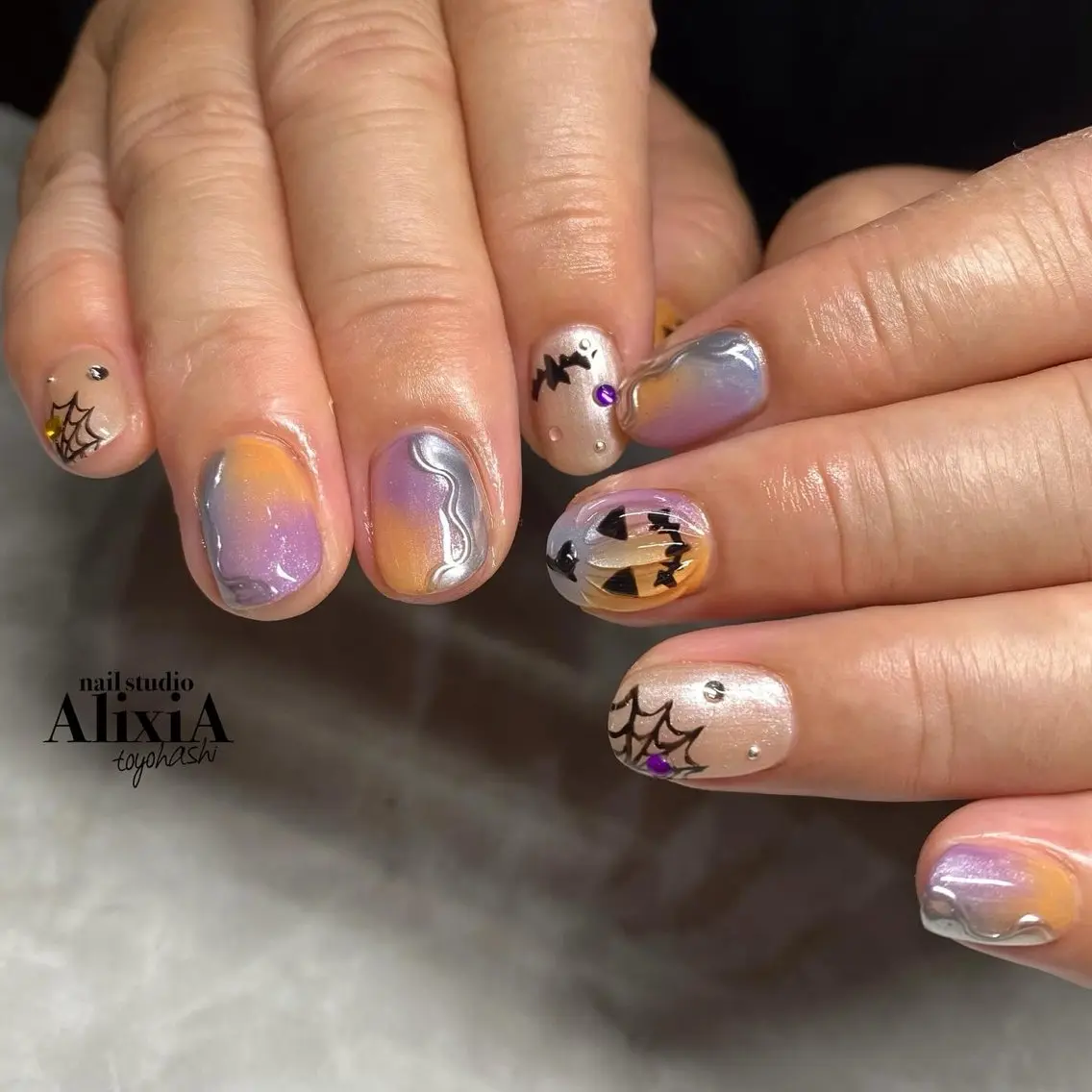 ネイル ハンドネイル AlixiA ゆみのネイルデザイン