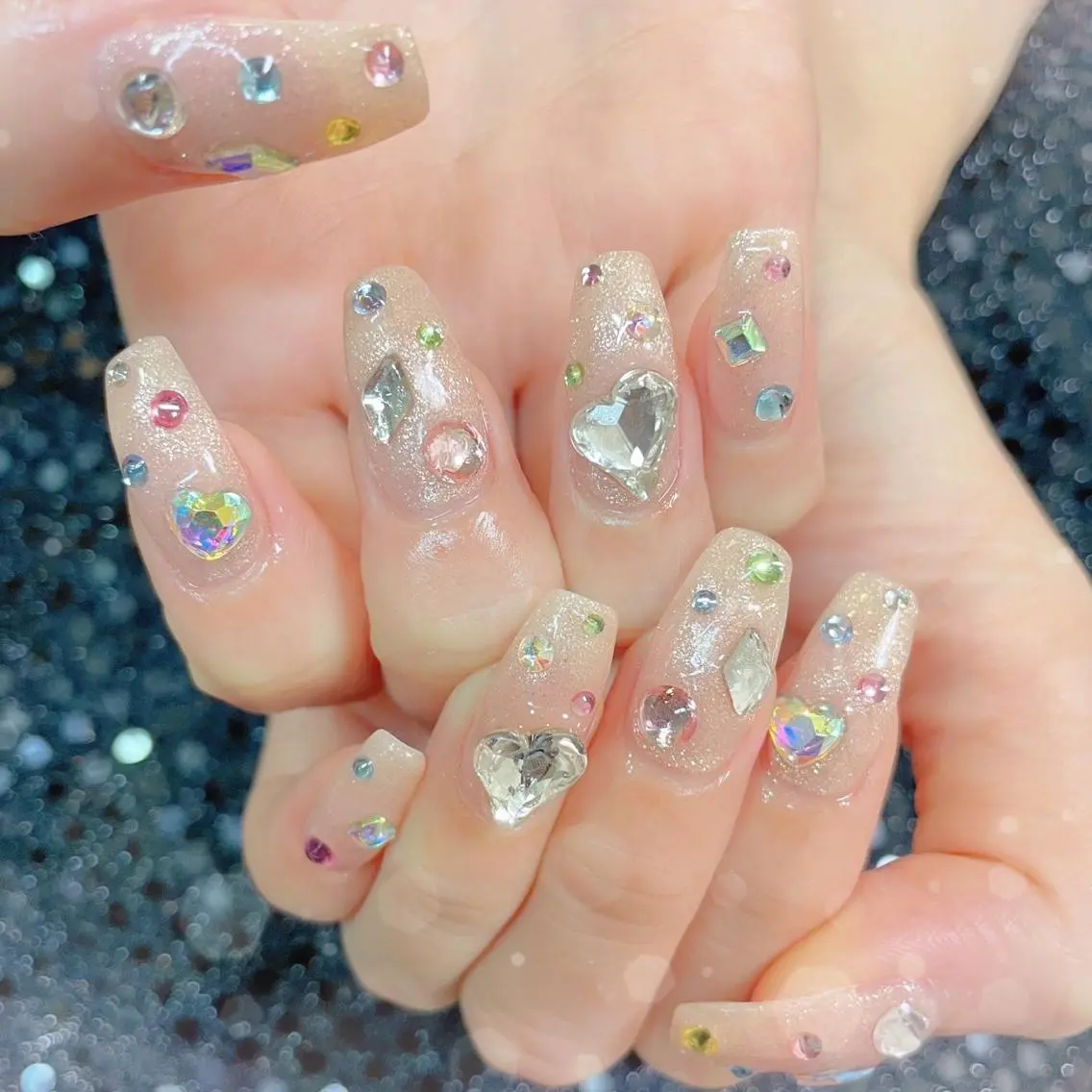ネイル ハンドネイル ハンドケア MoON...❤︎ MeGuのネイルデザイン