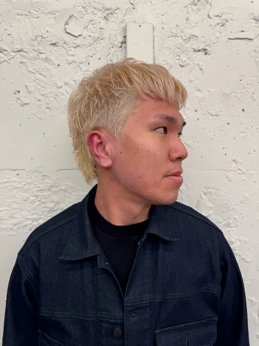 ショート カラー メンズ カット ヘアカラー トリートメント 💈メンズ特化💈 TASUKUのヘアスタイル