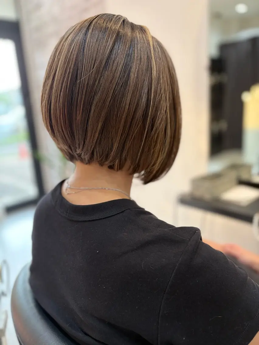 ショート ボブ 美容室シャルム⭐️ 清水 勇希🩷のヘアスタイル