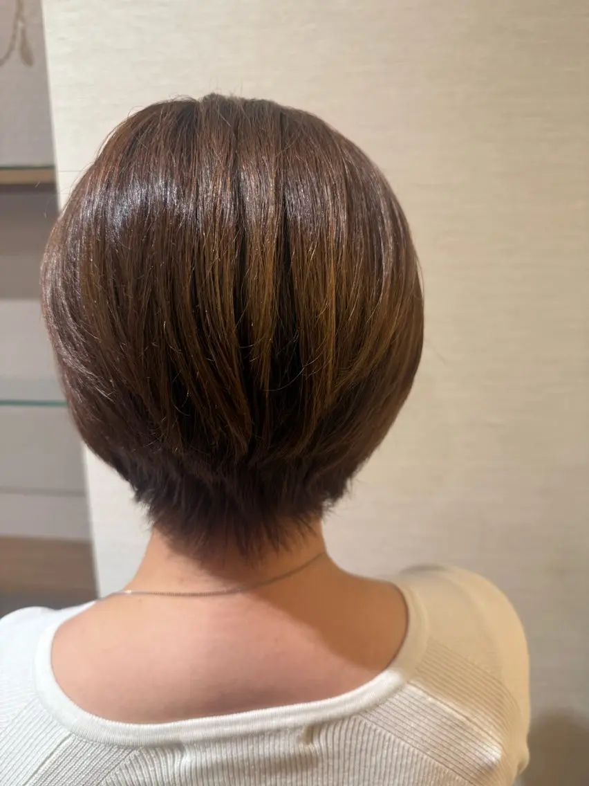 ショート ショートヘア カット ヘアカラー トリートメント 舘 梨会のヘアスタイル