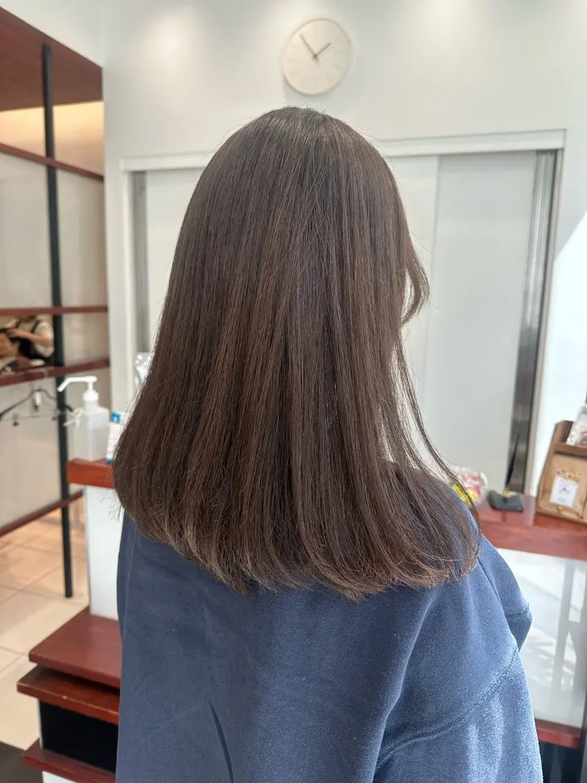 カット+イルミナカラー+Aujua 4stepトリートメント🍒の写真