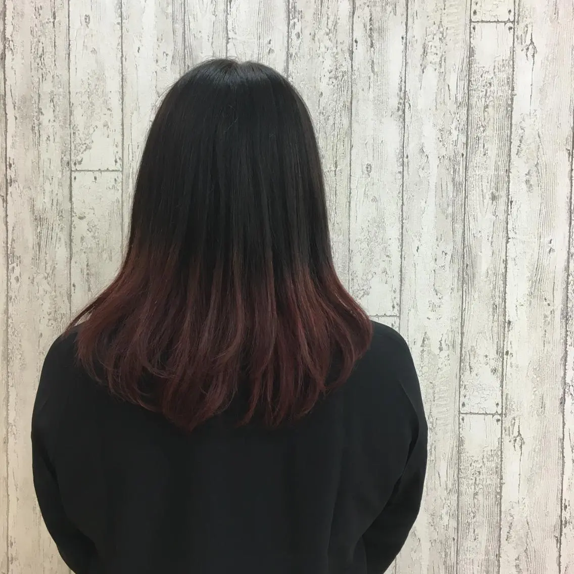 カラー グラデーションカラー ピンクカラー Kaede .のヘアスタイル