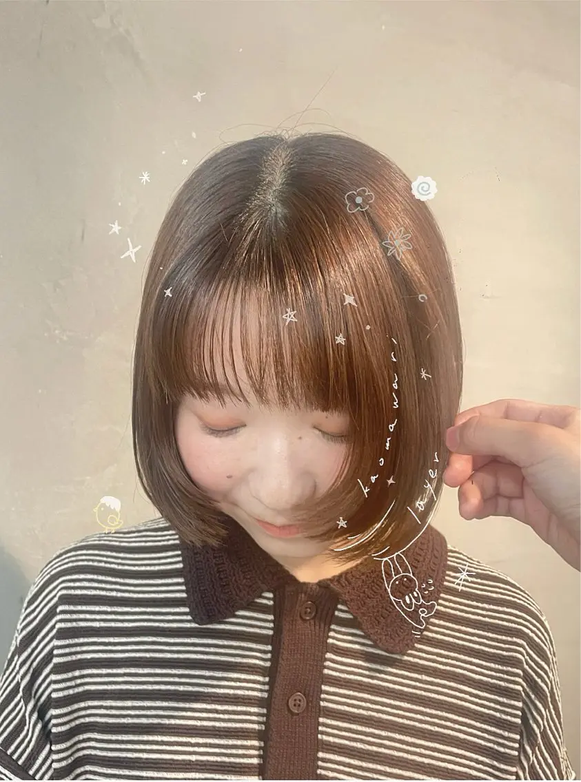 ご新規様限定♡カット+カラーの写真