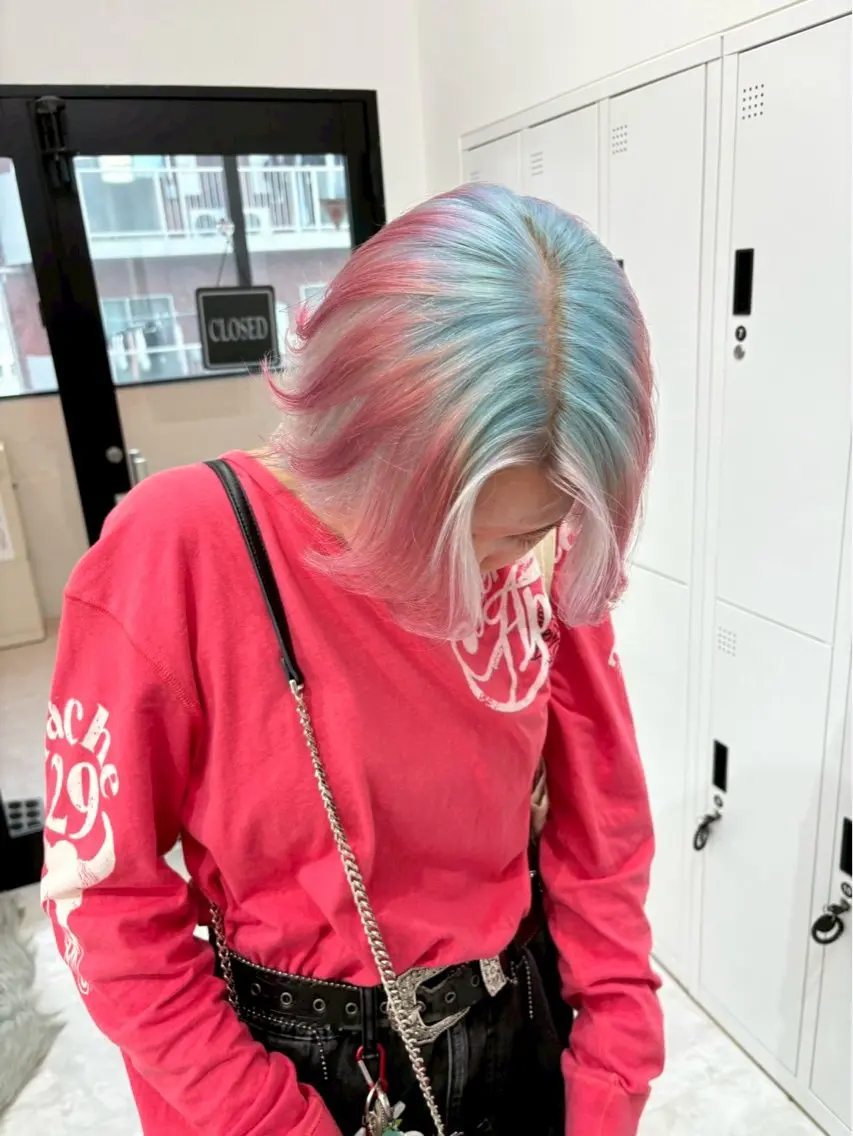 ミディアム カラー 🎀推しカラー🎀 Harunaのヘアスタイル