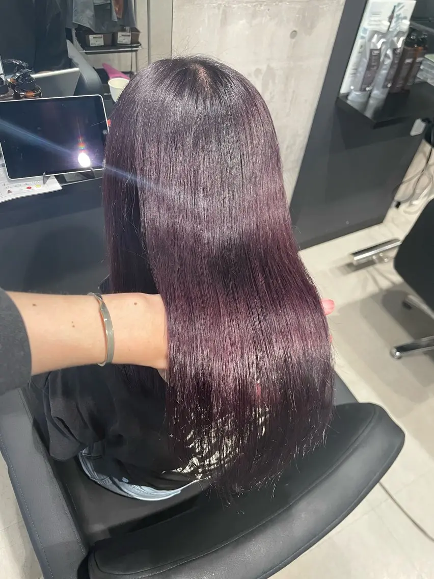 セミロング カラー ラベンダーカラー ラベンダーピンク ピンクカラー 🫧透明感/美髪🫧 Hiroakiのヘアスタイル