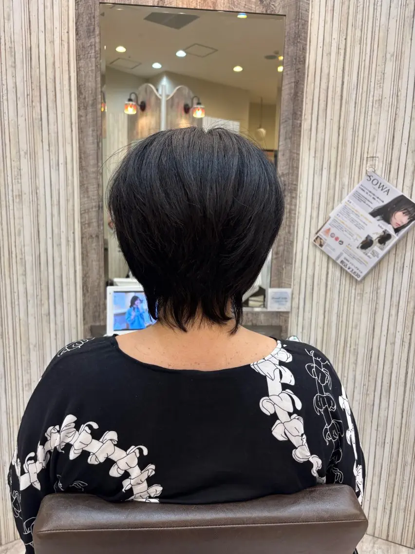 ショート カット 加藤 優子のヘアスタイル