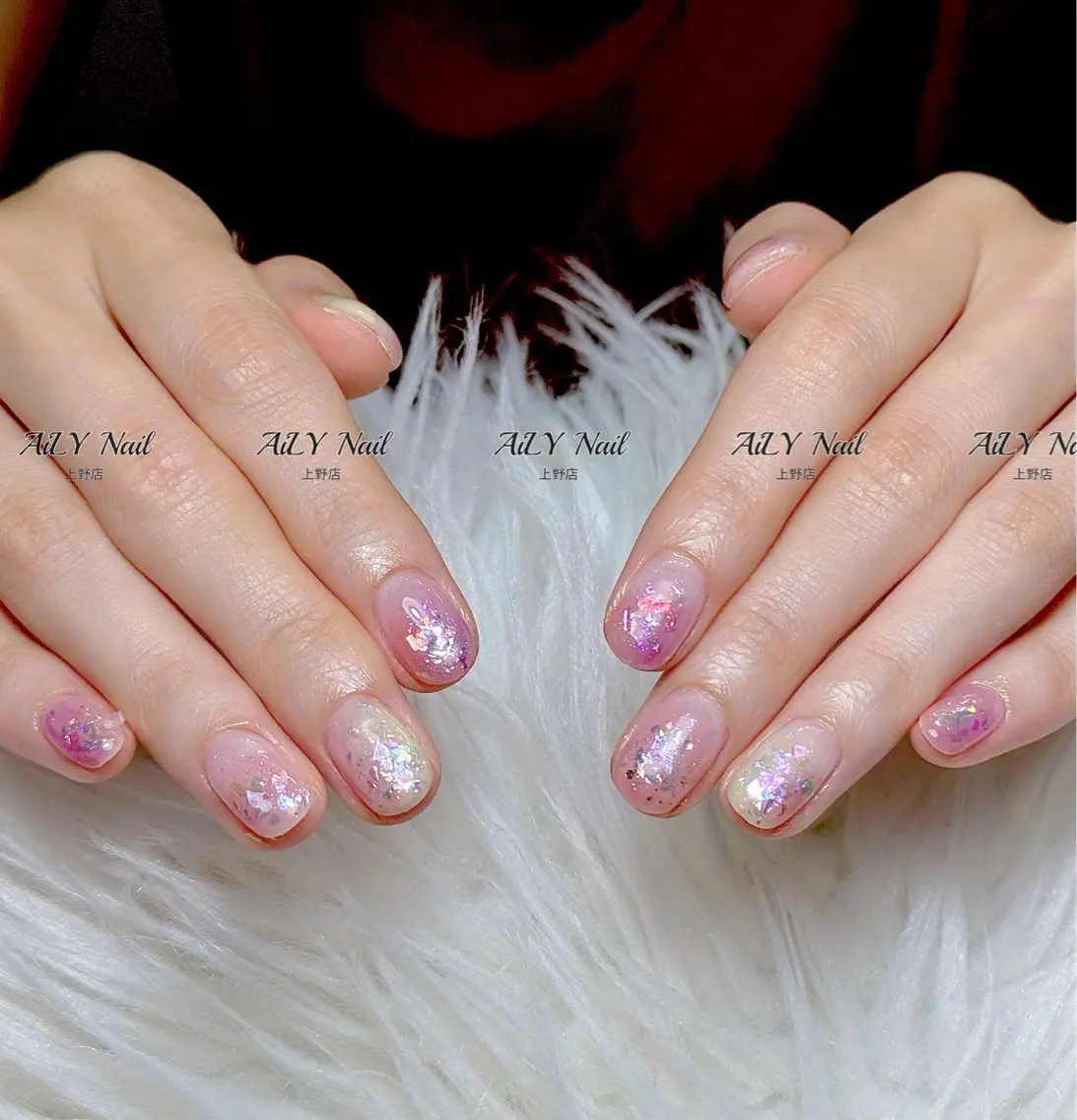 ネイル アートネイル ジェルネイル マグネットネイル ニュアンスネイル シンプルネイル ハンドネイル AiLy Nail 上野店のネイルデザイン
