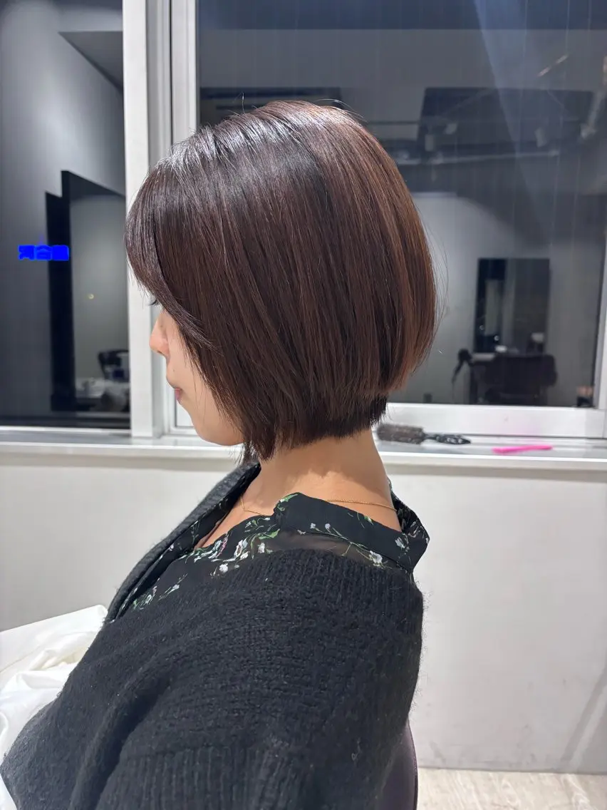 ショート ショートボブ ボブ ショートヘア 瀬戸 杏珠のヘアスタイル