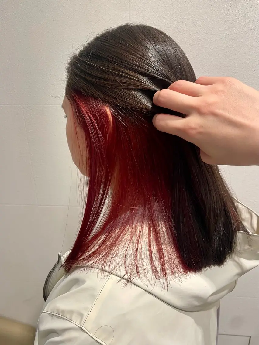 インナーカラーorハイライト+イルミナカラー+トリートメント🕊️🫧の写真