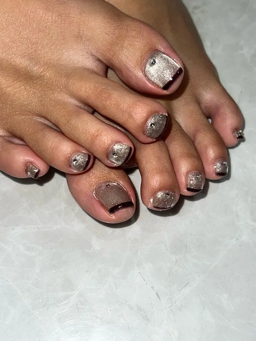 ネイル フットネイル yurina nailのネイルデザイン