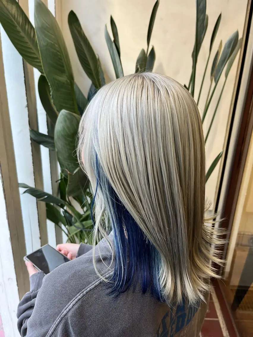 ミディアム カラー インナーカラー ヘアカラー トリートメント ヘッドスパ 🫧ハイトーン/ ブリーチ🫧白石航汰のヘアスタイル