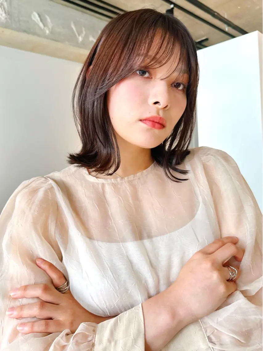 ショート カラー パーマ kazuki【顔周り ×レイヤーカット】のヘアスタイル