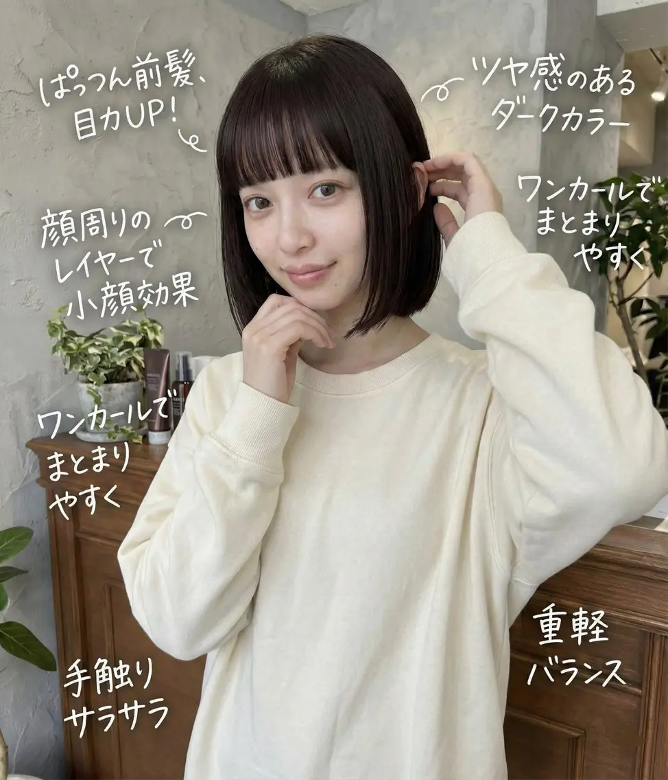 ミディアム カット ヘアカラー トリートメント 口コミ150件超え 💬☘️笹岡航太のヘアスタイル