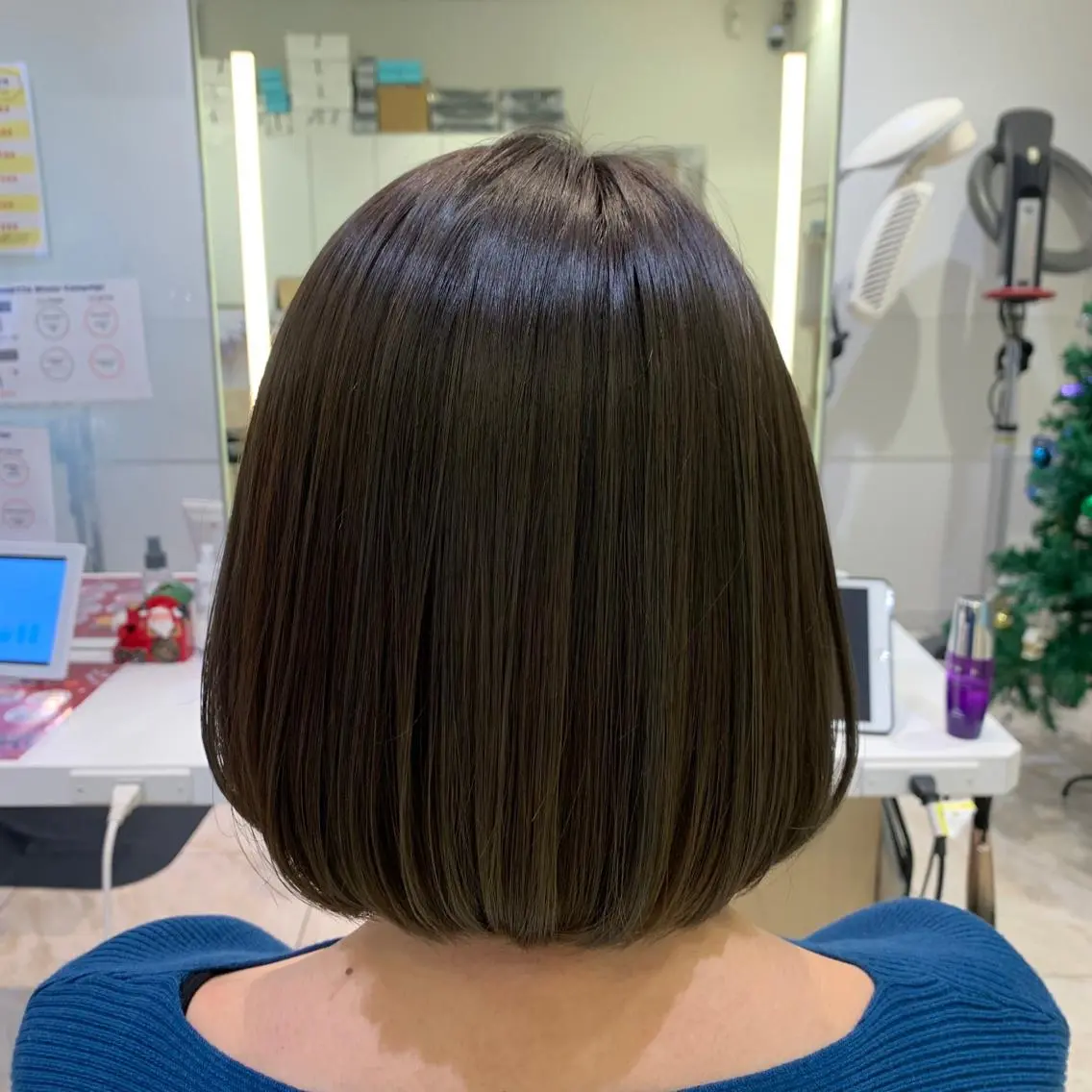 ショート カラー 縮毛矯正/ショート 長岡/姉崎宏実🌿のヘアスタイル