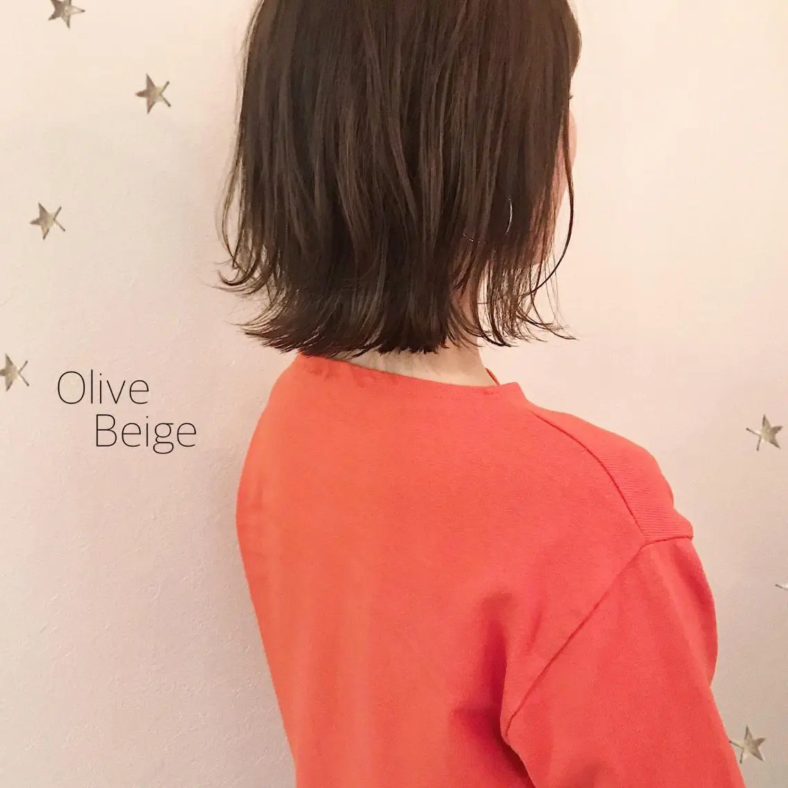 ミディアム カラー 市川 千夏のヘアスタイル