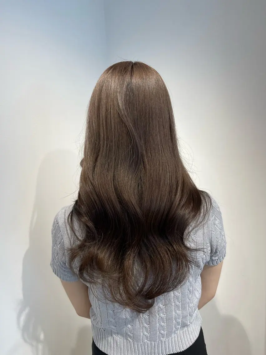 【輝く艶髪✨】似合わせカット+カラーエステ+髪質改善トリートメントの写真