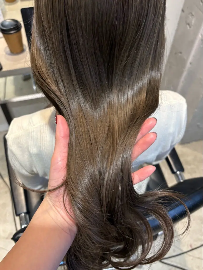 🧡ワンカラー+Aujuaトリートメント🧡　※予約リクエストからお願いいたしますの写真