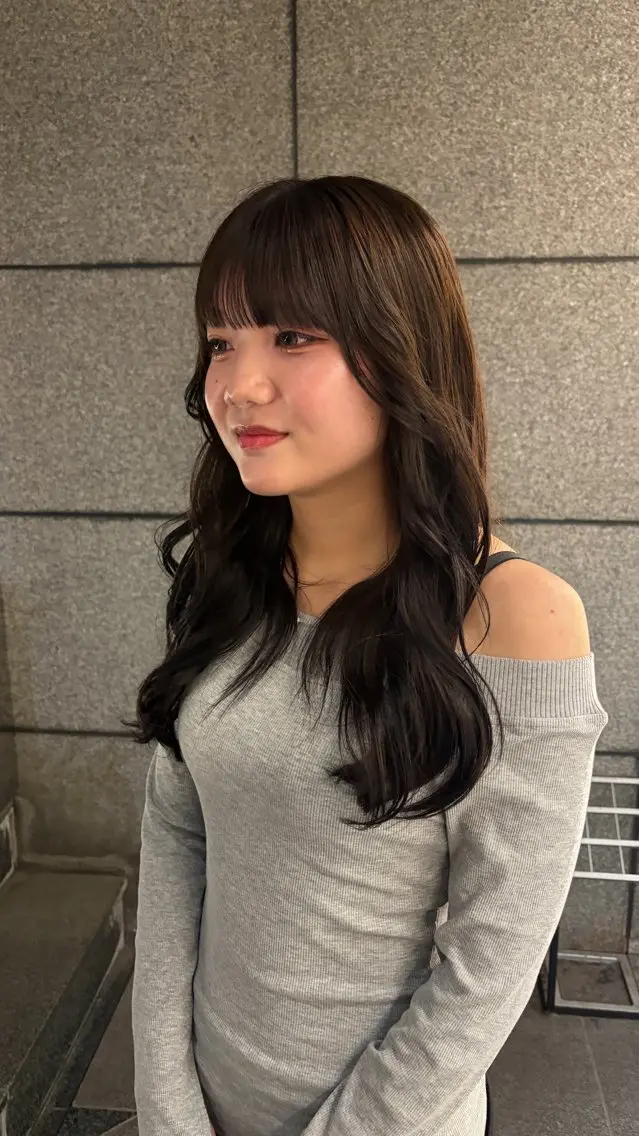 ロング 海優⭐️ネイル⭐️ 透明感カラーのネイルデザイン