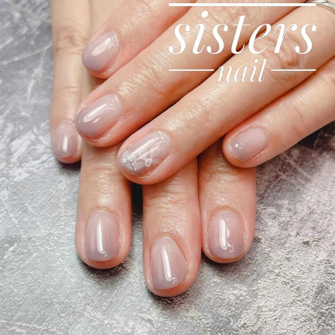 ネイル アートネイル フラワーネイル ジェルネイル オフィスネイル ショートネイル sisters nail.fのネイルデザイン