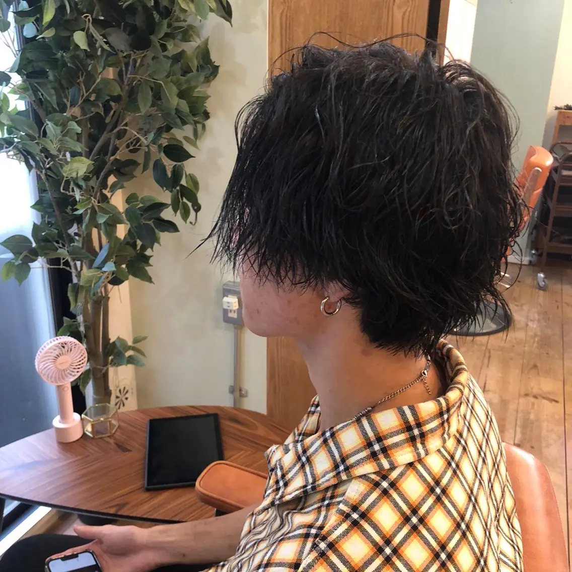 メンズカット+パーマの写真