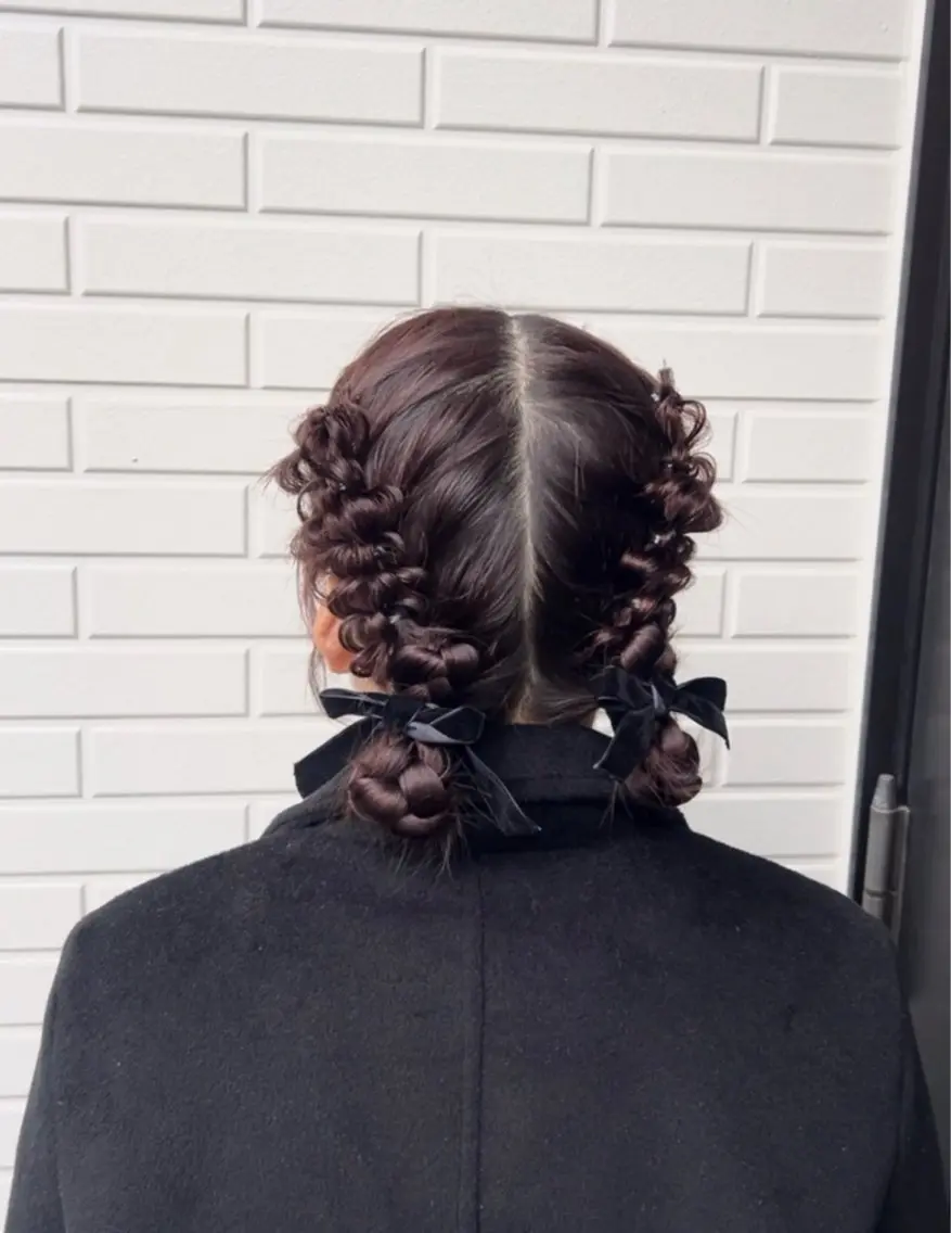 ヘアアレンジ ヘアセット 🫐 キナリ🫐のヘアスタイル
