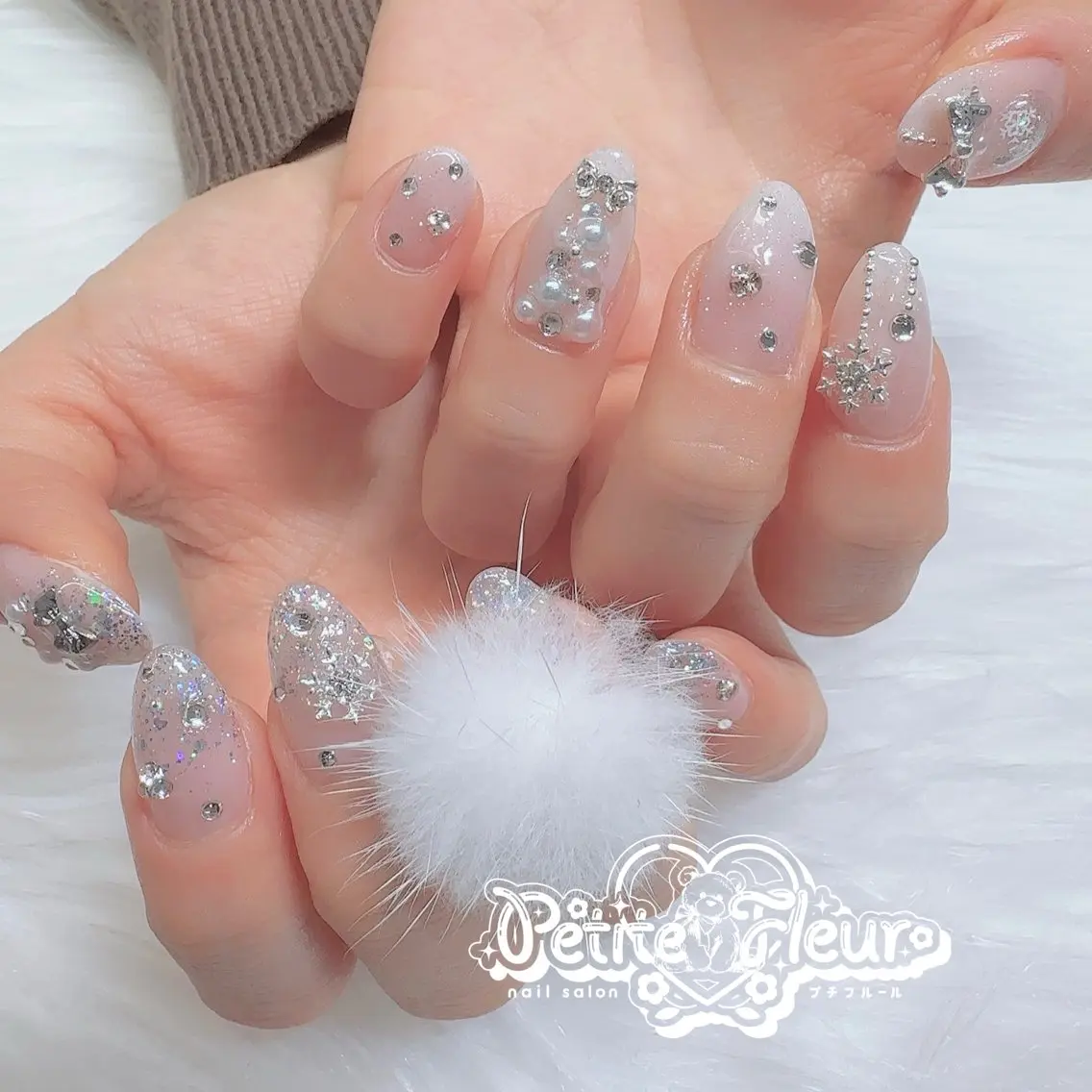 ネイル ハンドネイル ❁⃘*。Petite fleur❁⃘*りさのネイルデザイン