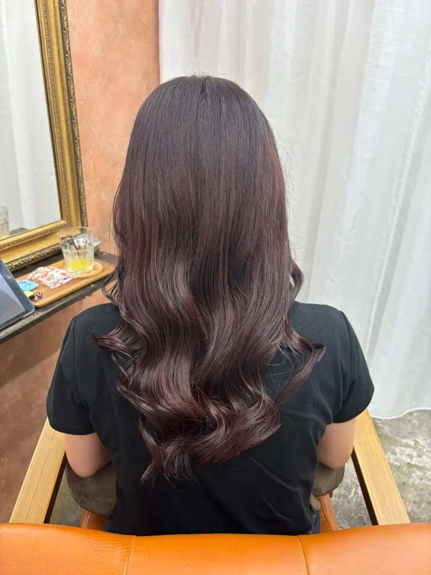 ヘアカラー 大本 涼風のヘアスタイル