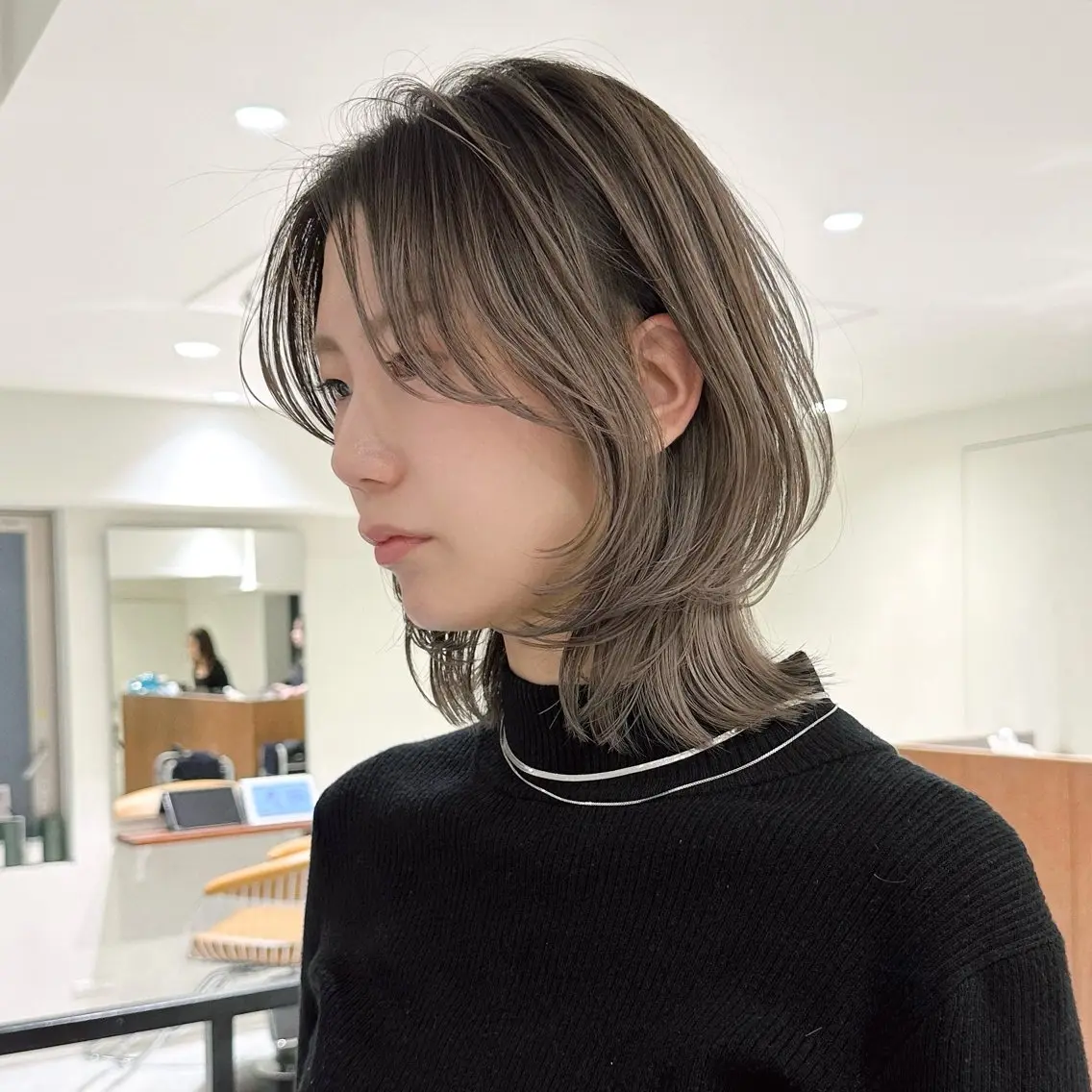 ミディアム カット ヘアカラー ショート特化✨ 津々美のヘアスタイル