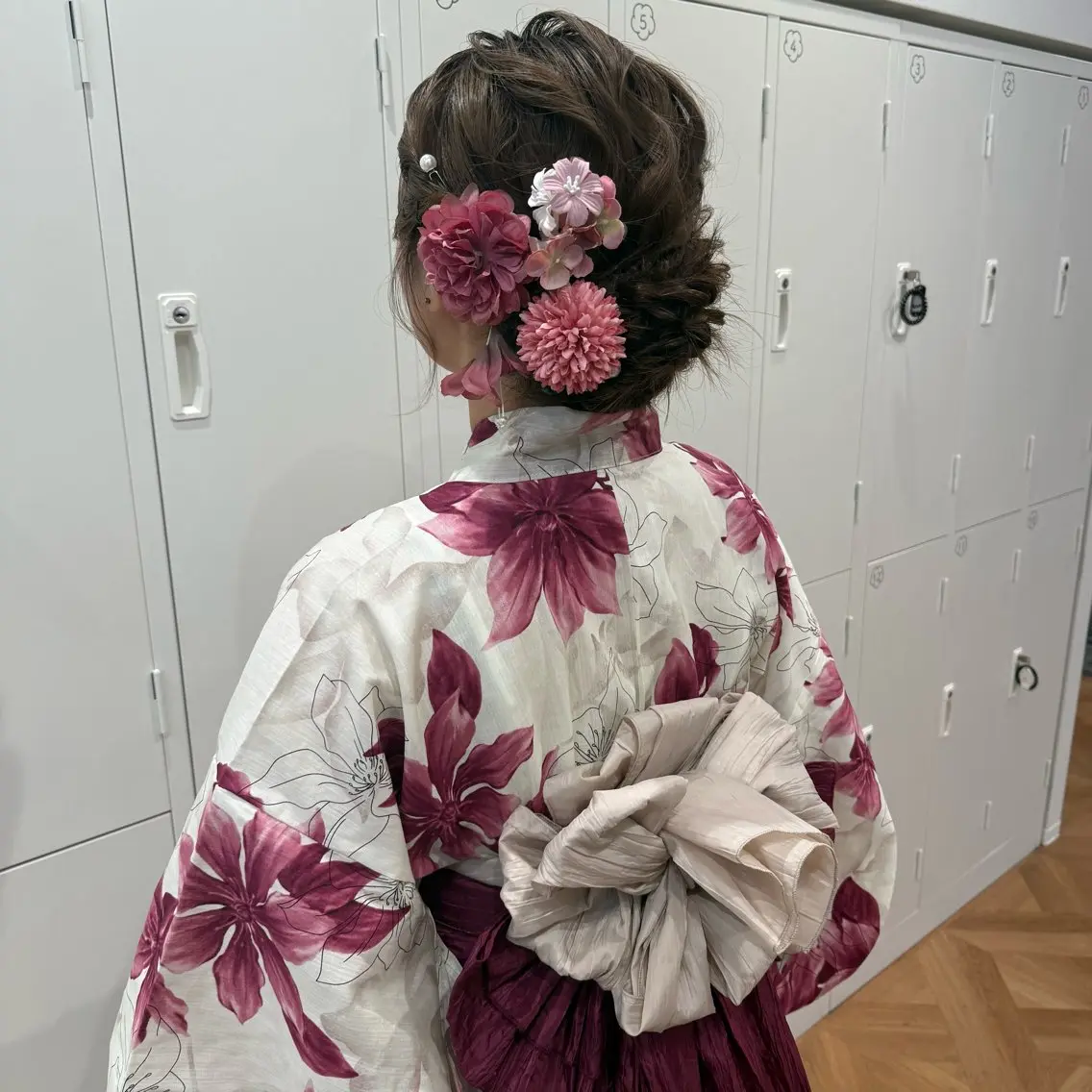 ヘアアレンジ キヨミ 韓国レイヤーカットのヘアスタイル