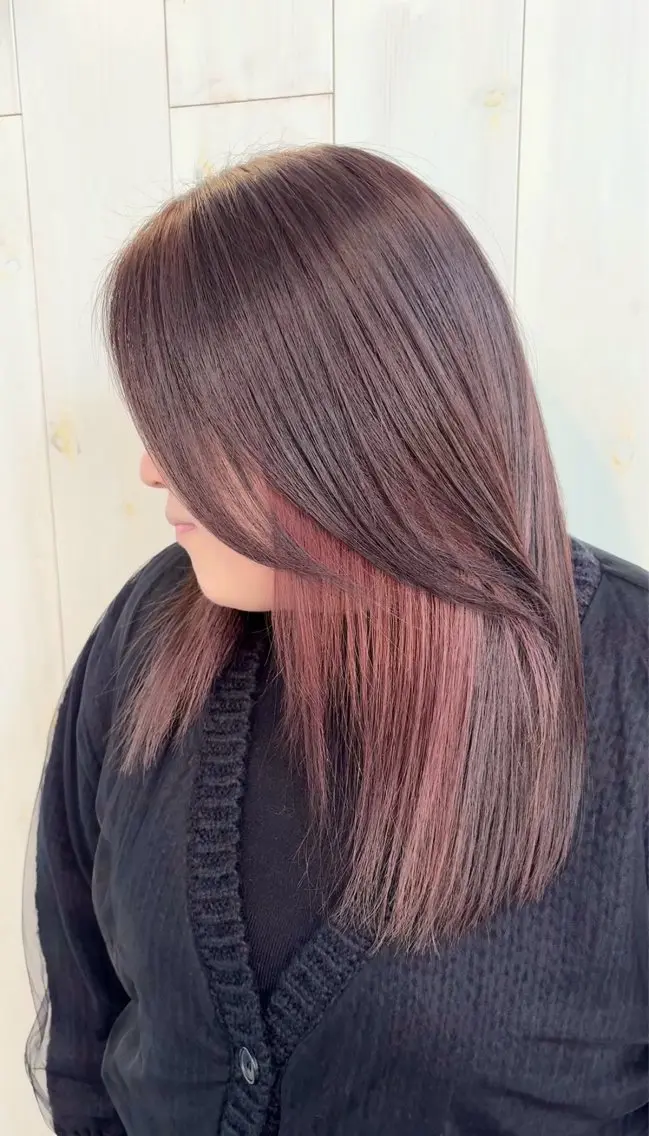 セミロング ヘアカラー トリートメント SONO 【一宮】のヘアスタイル