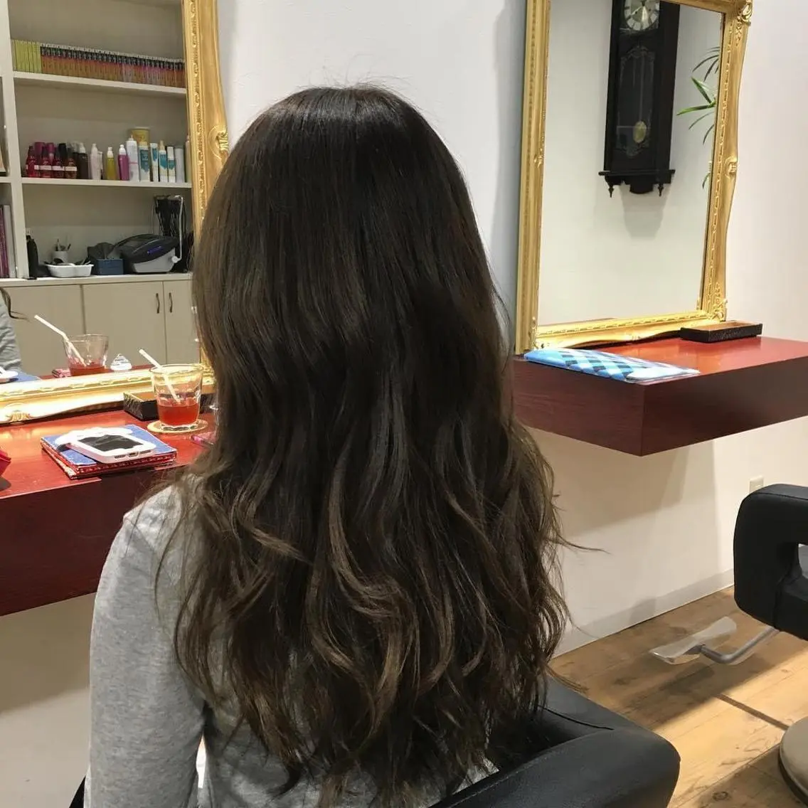 ロング カット パーマ 千葉 たかしのヘアスタイル