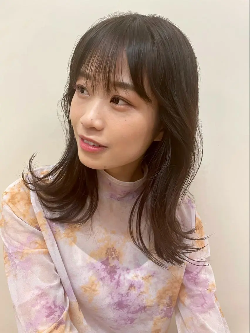 ✂️扱いやすい髪へ✂️カット＋前髪の髪質改善ストレート🍒ふんわり質感キープの写真