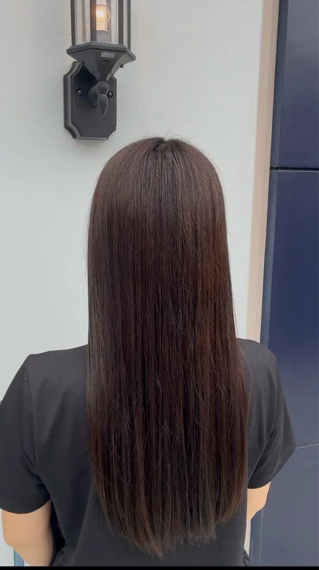 ロング カラー ヘアカラー 白澤 流輝のヘアスタイル