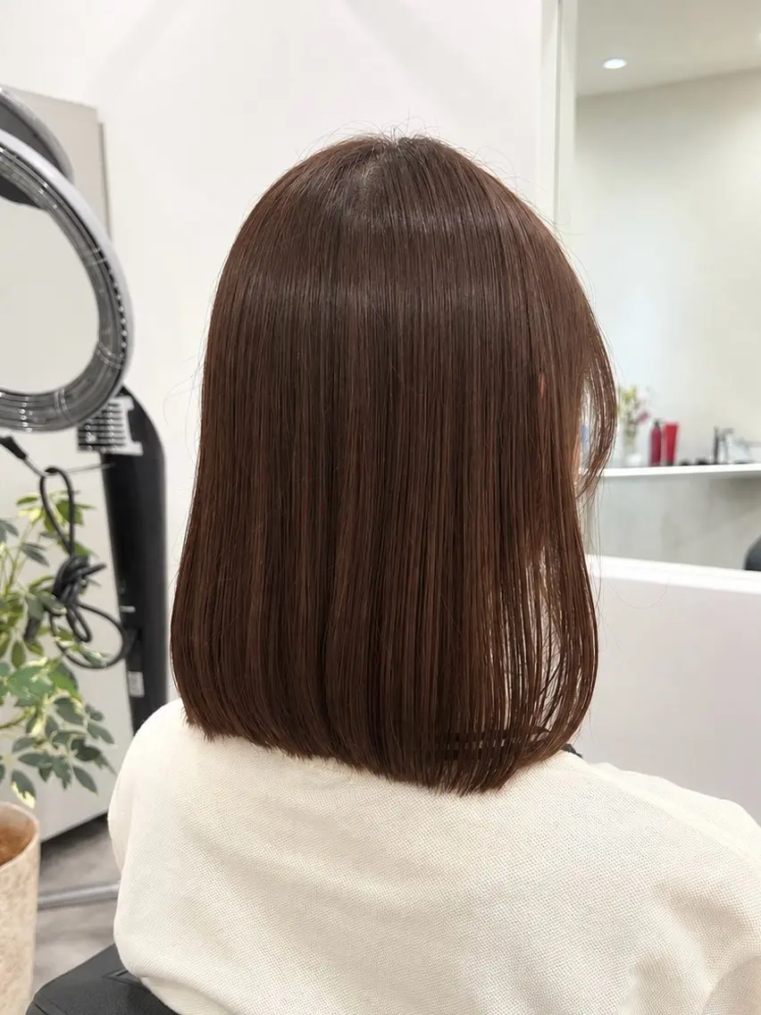 ミディアム カラー ブラウンカラー ⭐トレンドカット&カ ラーCocoro🪿のヘアスタイル